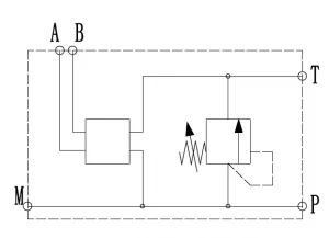 ПЛИТА.JYT-NG6-1RV CETOP 3 NG6 350bar 1 секц.