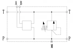 ПЛИТА.JYT-NG10-1RV CETOP 5 NG10 300bar 1 секц.